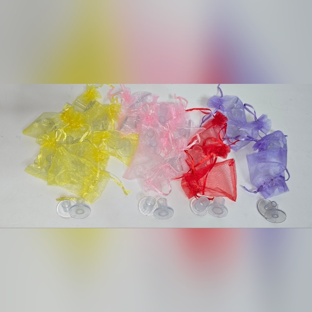 Lot of 22 Pairs High Heel Protectors Heel Caps Covers & Heel Stoppers Clear XS-L - Picture 3 of 7